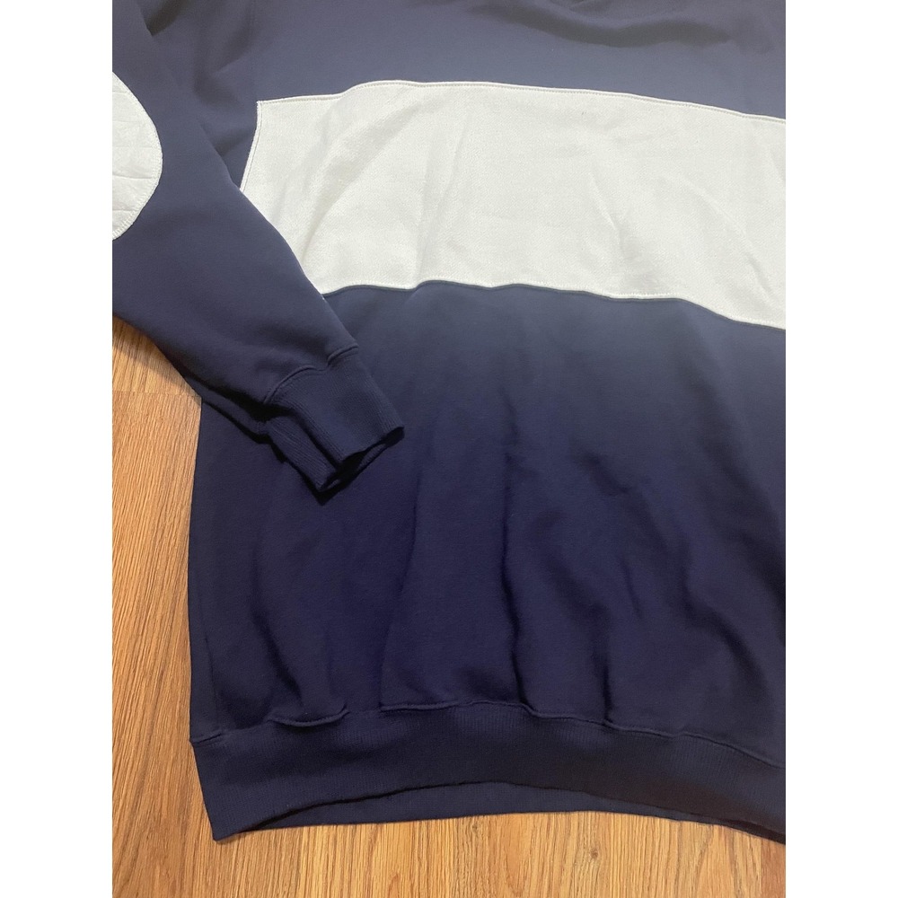 Cheetah Sweatshirt Mens Large Vintage 90s USA Elbow Patch Crew - Picture 6 of 9